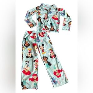 Disney 100 Anniversary Cozy Pajama Set | Girls Size 8 | Preloved
